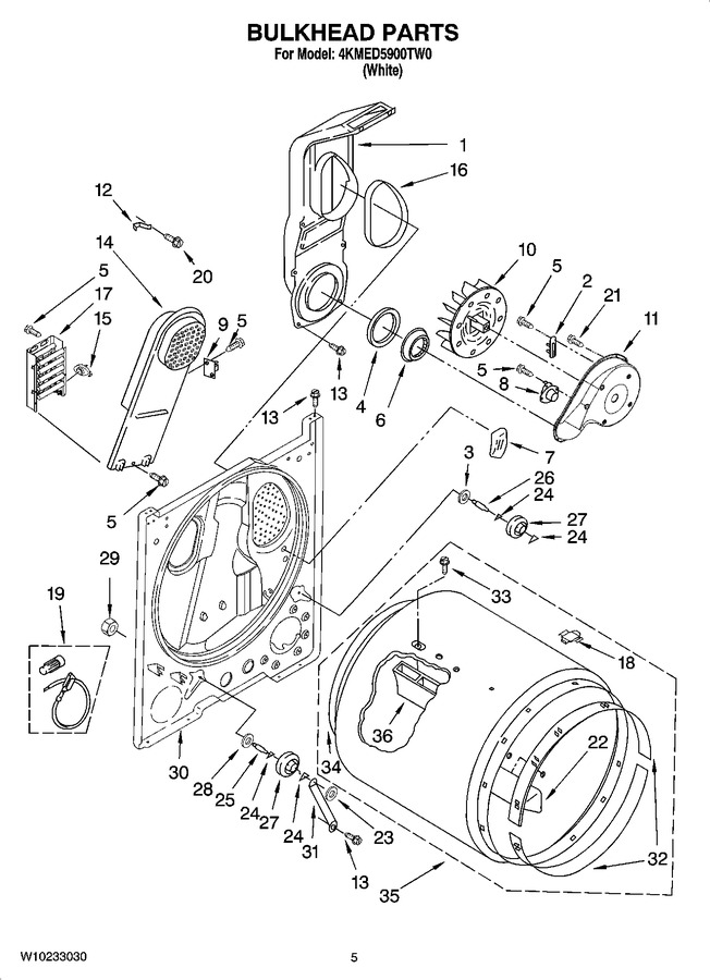 Diagram for 4KMED5900TW0