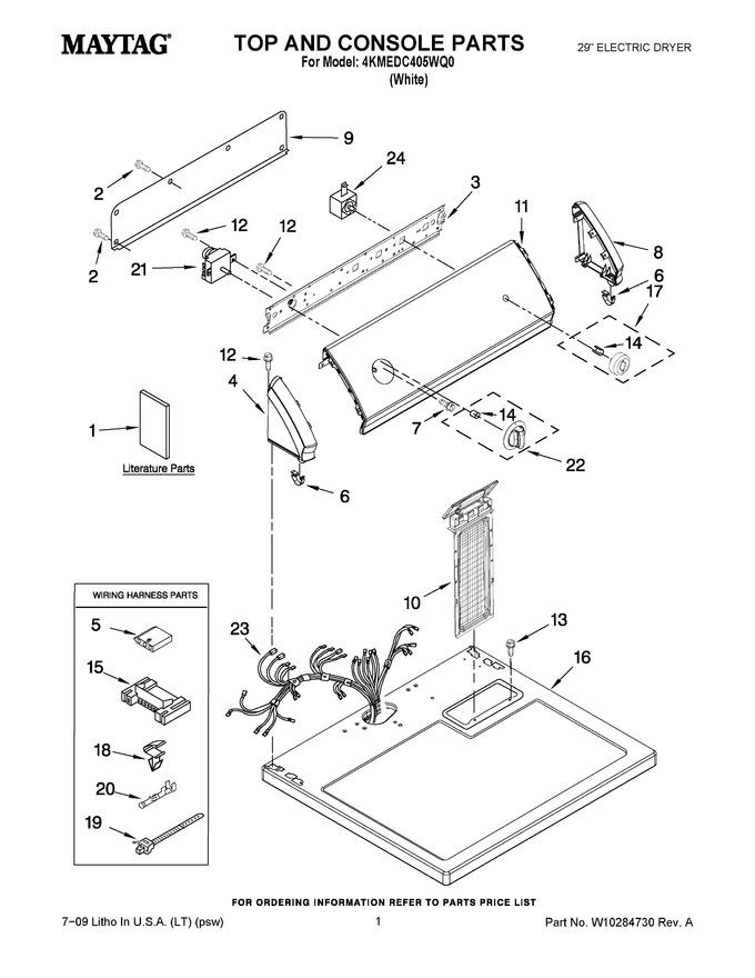 Diagram for 4KMEDC405WQ0