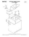 Diagram for 01 - Top And Cabinet Parts