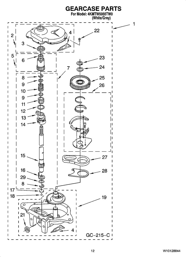 Diagram for 4KMTW5955TW0