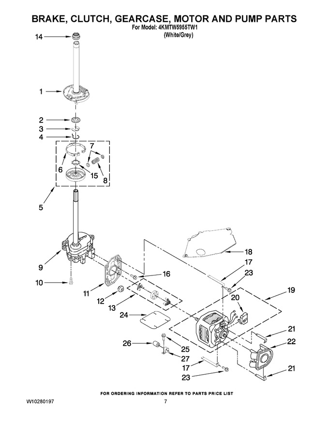 Diagram for 4KMTW5955TW1