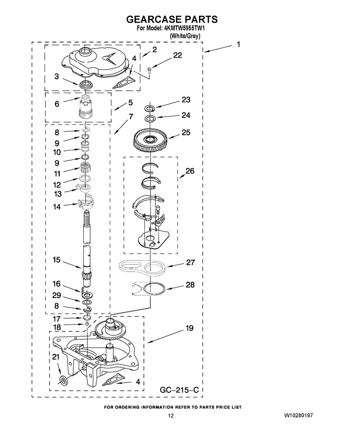 Diagram for 4KMTW5955TW1