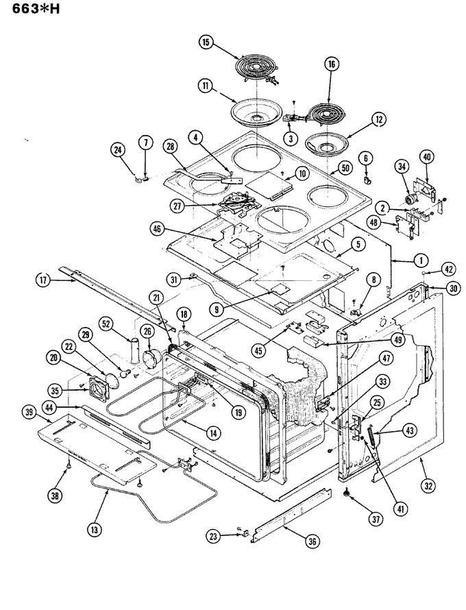 Diagram for 663WH-CV