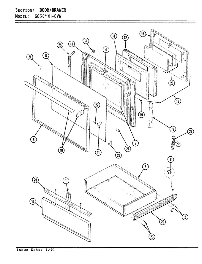 Diagram for 665AH-CVW