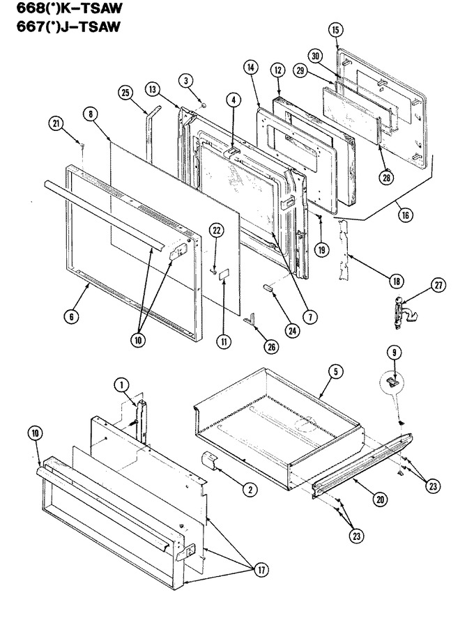 Diagram for 667AJ-TSAW