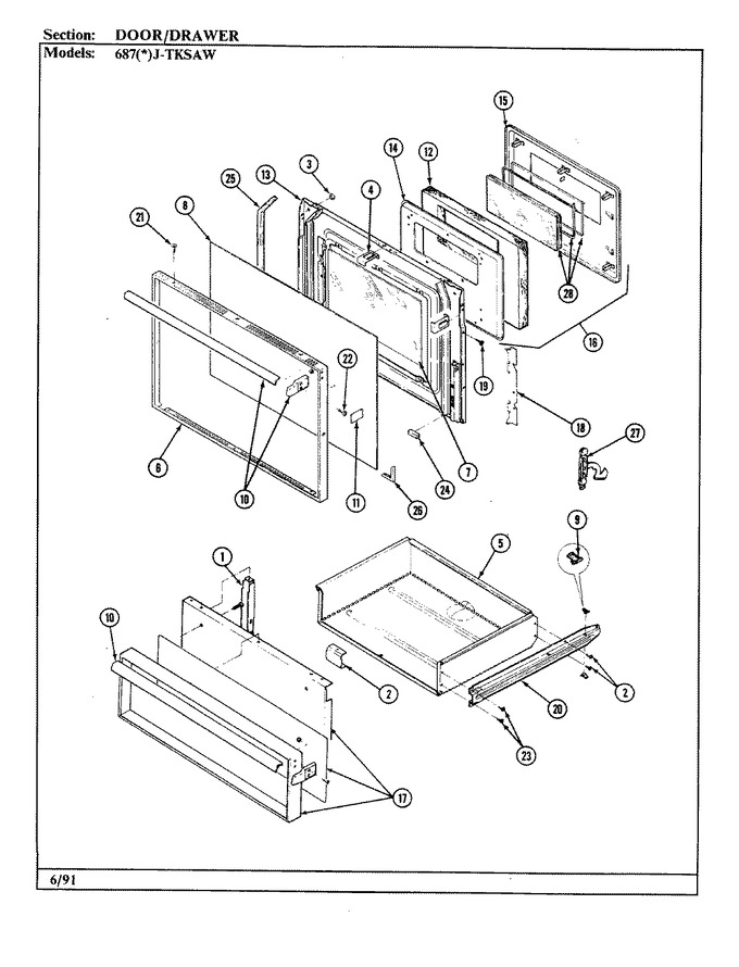 Diagram for 687AJ-TKSAW