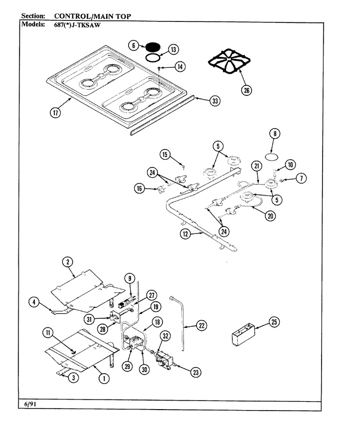 Diagram for 687AJ-TKSAW