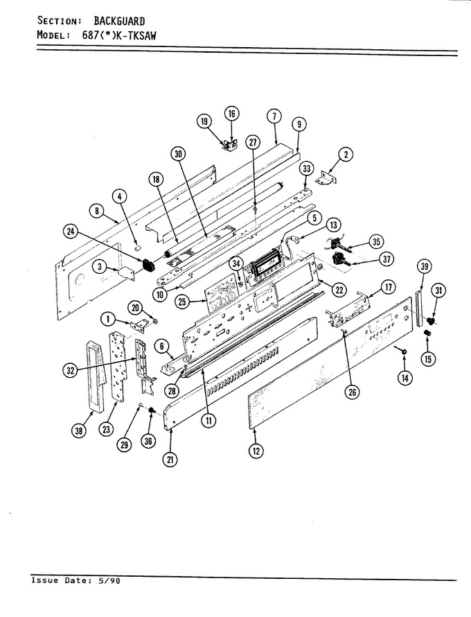 Diagram for 687AK-TKSAW
