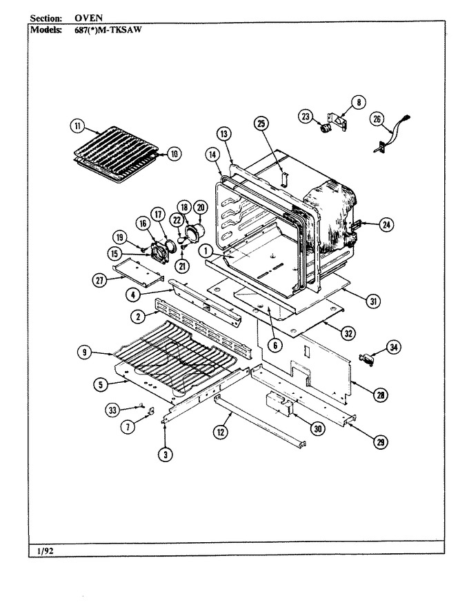 Diagram for 687AM-TKSAW