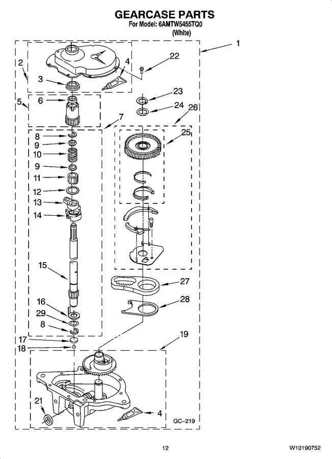 Diagram for 6AMTW5455TQ0
