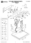 Diagram for 01 - Top And Console Parts