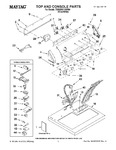 Diagram for 01 - Top And Console Parts