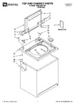 Diagram for 01 - Top And Cabinet Parts