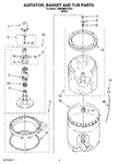 Diagram for 03 - Agitator, Basket And Tub Parts