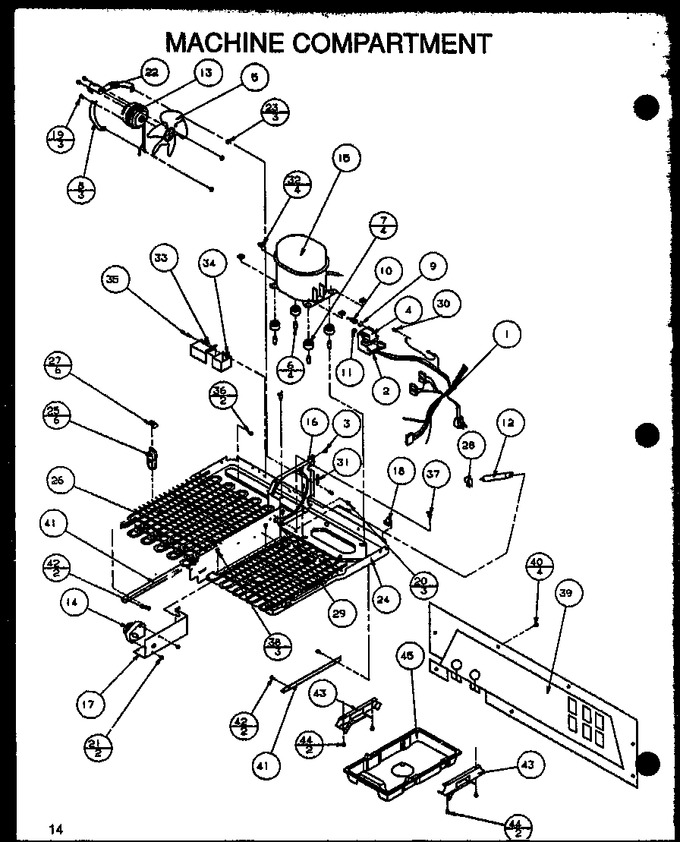 Diagram for 86855 (BOM: P1116907W E)