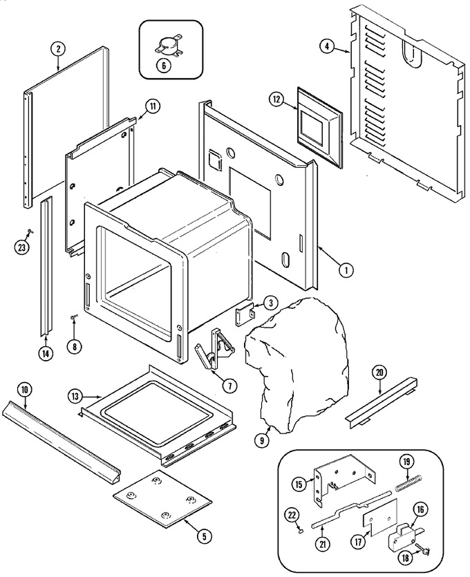 Diagram for CWE9030BDB