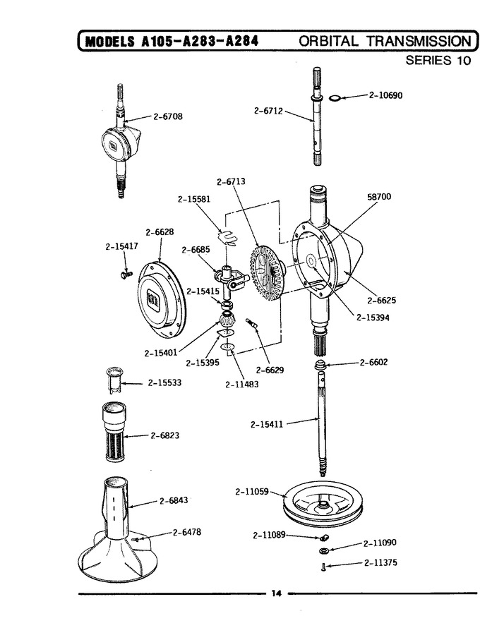 Diagram for LA105