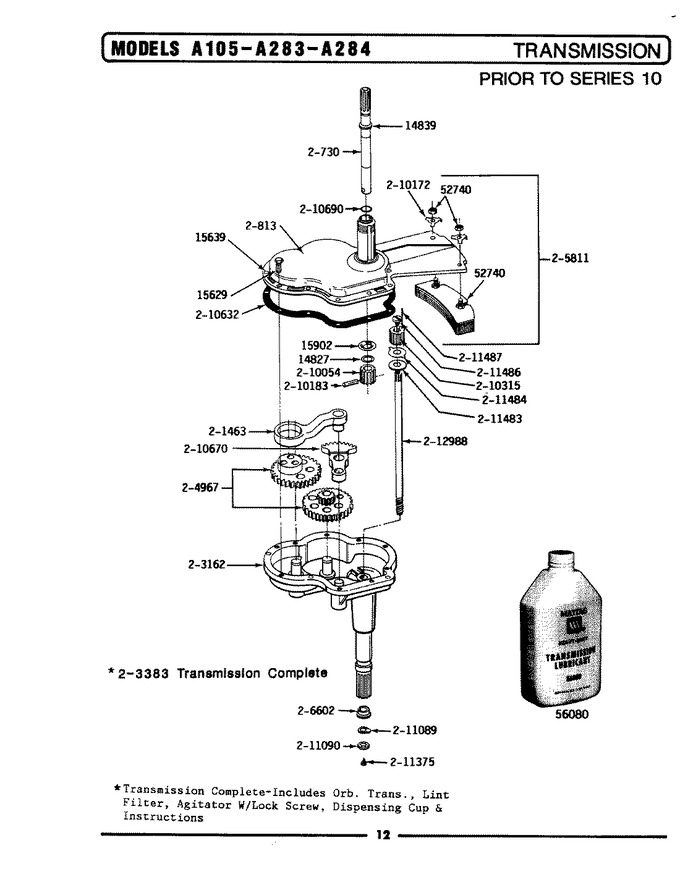 Diagram for LA105