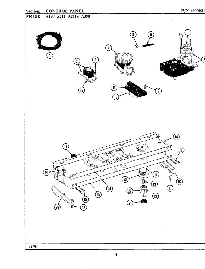 Diagram for LA190