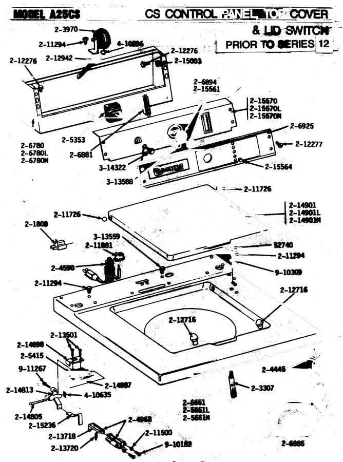Diagram for GA25CM