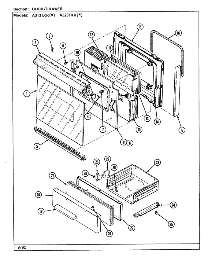 Diagram for A3231XRW