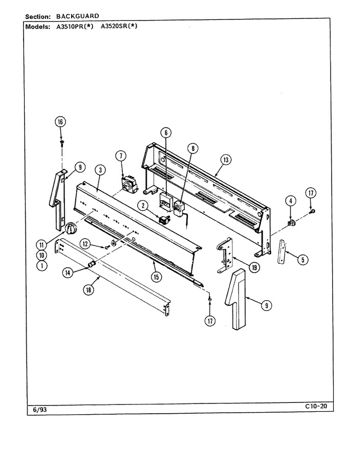 Diagram for A3510PRW