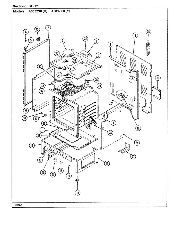 Diagram for A3832SRA
