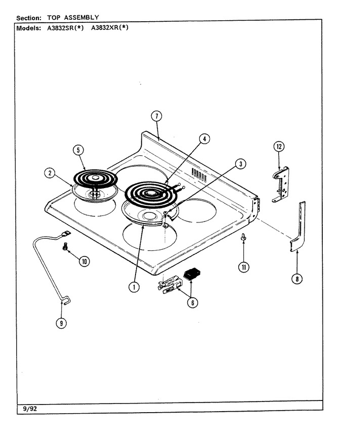Diagram for A3832SRA