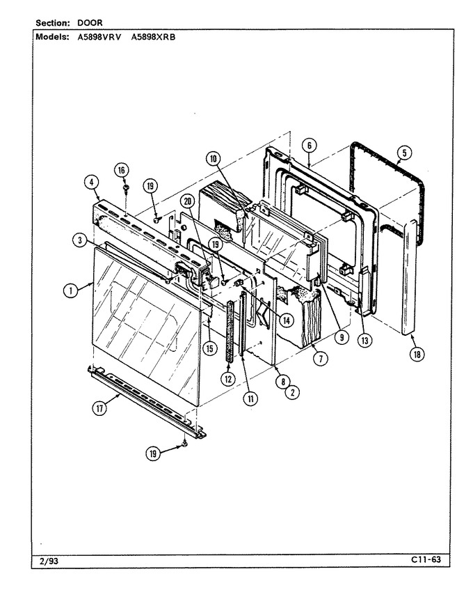 Diagram for A5898XRB