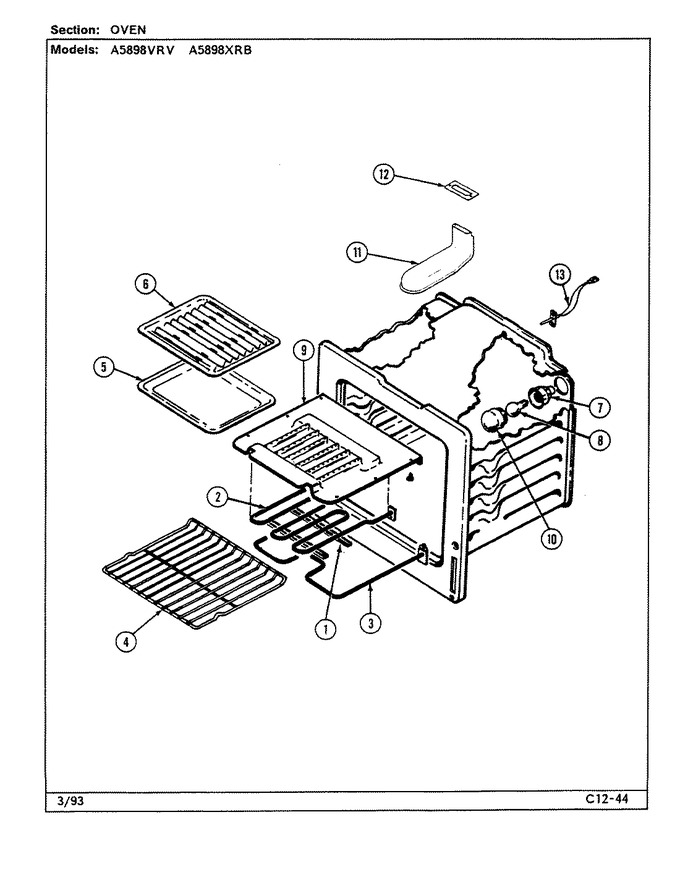 Diagram for A5898XRB