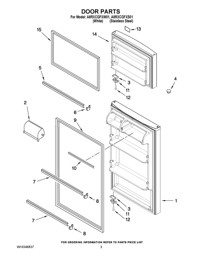 Diagram for A8RXCGFXW01
