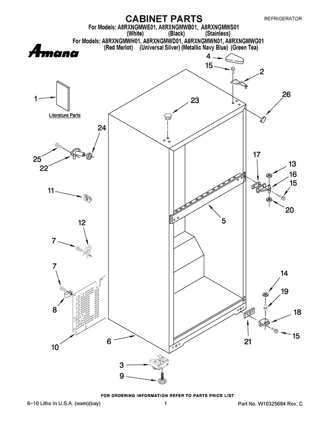 Diagram for A8RXNGMWG01