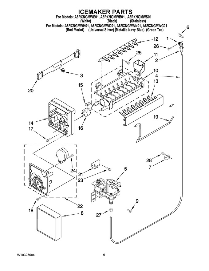 Diagram for A8RXNGMWD01