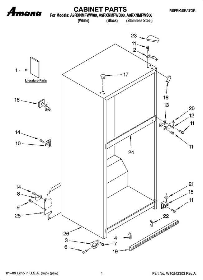 Diagram for A9RXNMFWW00