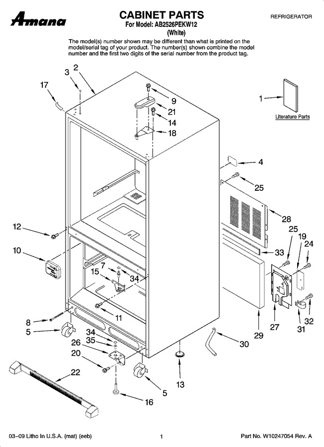 Diagram for AB2526PEKW12