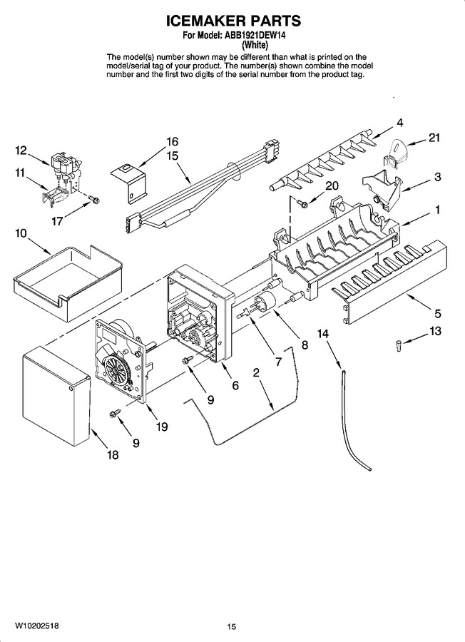 Diagram for ABB1921DEW14