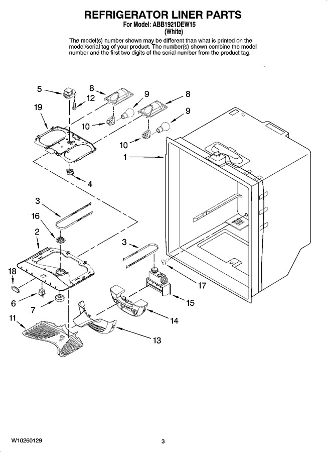 Diagram for ABB1921DEW15