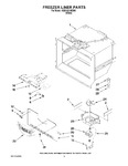 Diagram for 03 - Freezer Liner Parts