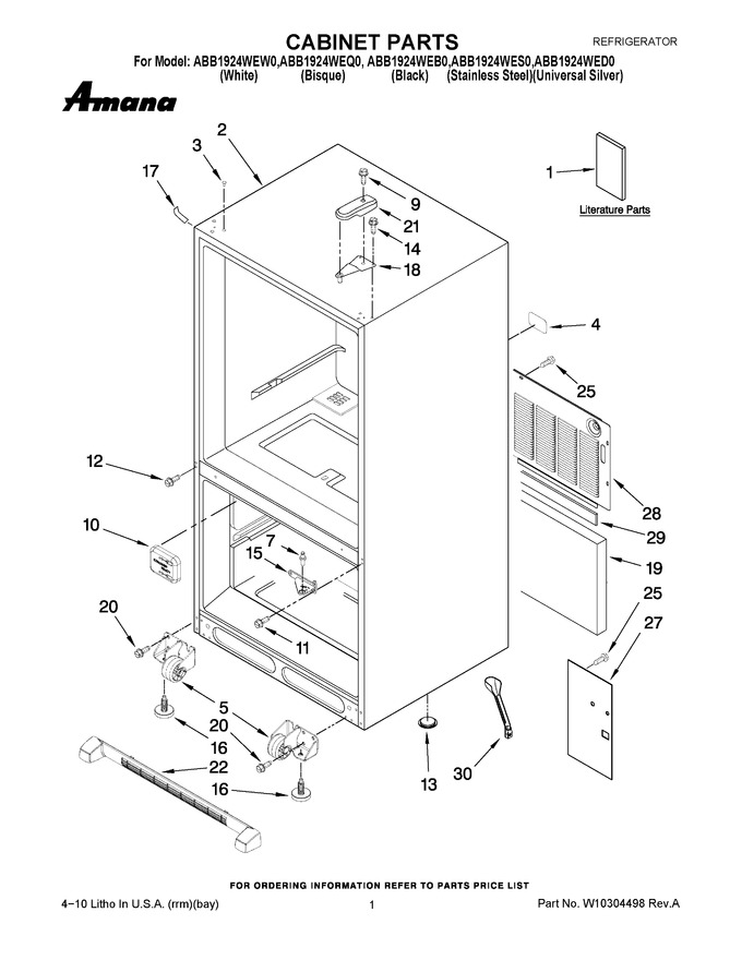 Diagram for ABB1924WEW0