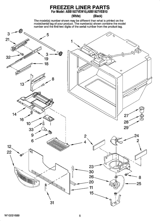 Diagram for ABB1927VEW10