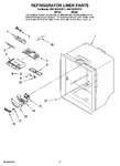 Diagram for 02 - Refrigerator Liner Parts