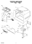 Diagram for 02 - Freezer Liner Parts