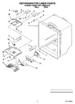 Diagram for 04 - Refrigerator Liner Parts
