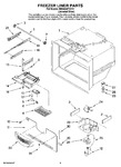 Diagram for 02 - Freezer Liner Parts