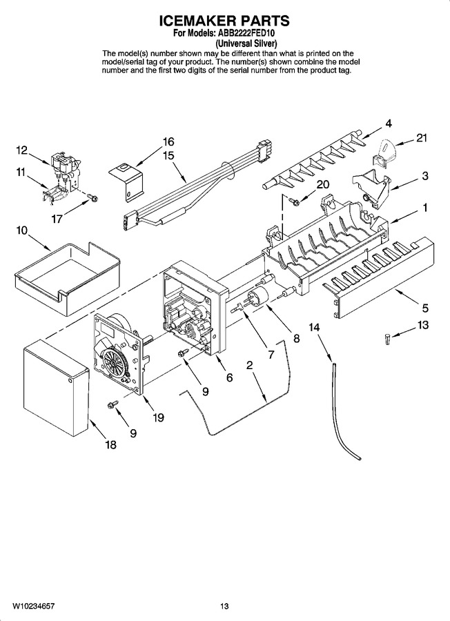 Diagram for ABB2222FED10