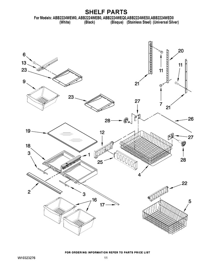 Diagram for ABB2224WES0