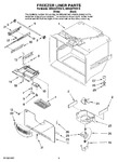 Diagram for 02 - Freezer Liner Parts