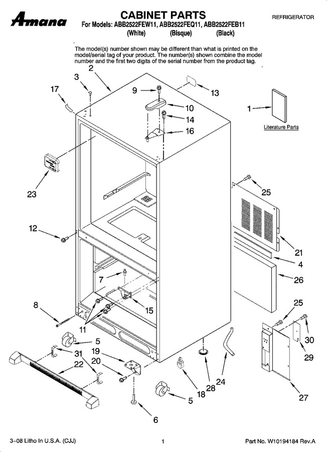 Diagram for ABB2522FEB11