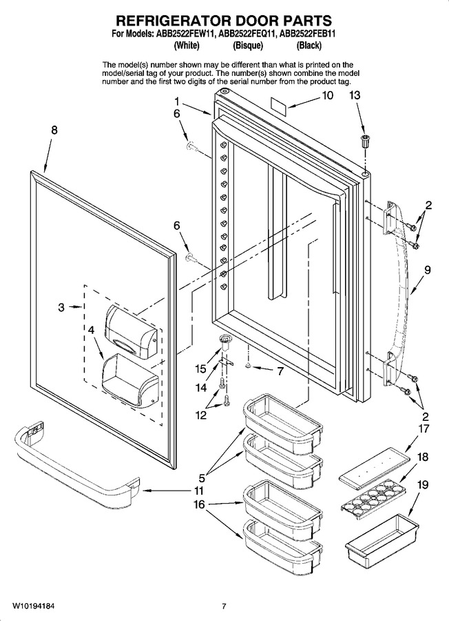 Diagram for ABB2522FEW11