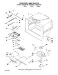 Diagram for 02 - Freezer Liner Parts